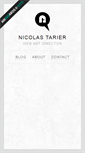 Mobile Screenshot of nicolastarier.com